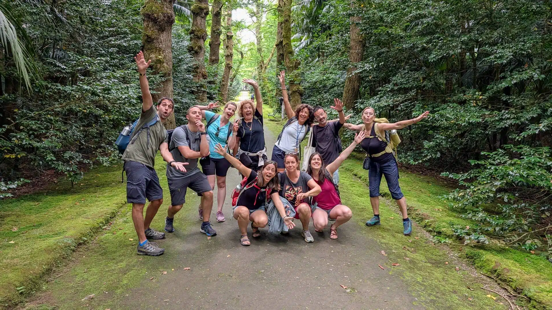 Jardín botánico en las Islas Azores
